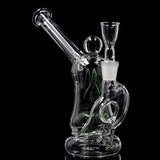 EHLE.® x Black Leaf Unique Bubbler Recycler Bong