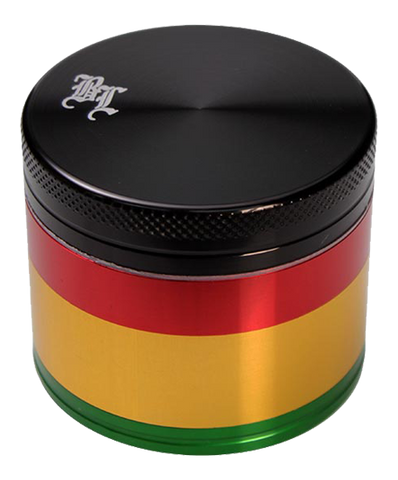 Black Leaf Rasta 4-Part Grinder - Puff Puff Palace