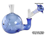 Black Leaf ''Blue Whale'' Glass Bubbler Bong