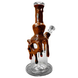 Black Sheep ''Dripping Skull'' Brown Clay Bong