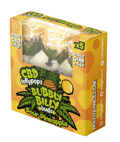 Bubbly Billy Buds CBD Lollipops 50mg Set - Choose Your Flavour