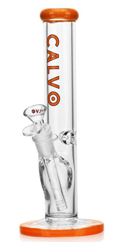 Calvo Cilinder Glass Bong Orange