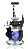 Calvo ''Black Horn'' Recycler Bong Blue/Black