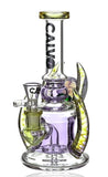 Calvo ''Yellow Horn'' Bong Purple/Yellow