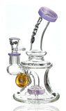 Calvo ''Mystic Orb'' Glass Bong Purple
