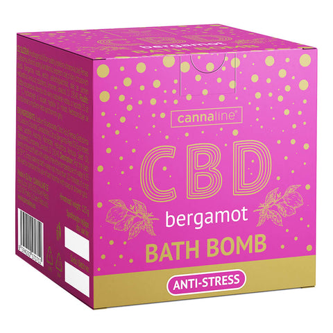 Cannaline ''Anti-Stress'' Bergamot Bath Bomb with 100mg CBD