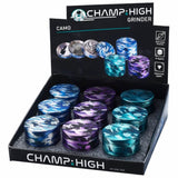 Champ High ''Camouflage'' 4-Part Metal Grinder - Purple