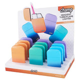Champ High ''Turboflame'' Compact Lighter - Gradient Blue