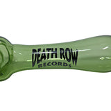 Death Row Records ''Skull'' Small Glass Smoking Pipe - Green