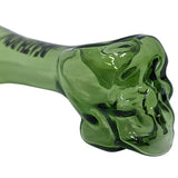 Death Row Records ''Skull'' Small Glass Smoking Pipe - Black