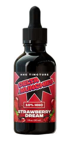 Delta Munchies HHC Oil Drops -  Strawberry Dream (3000mg)
