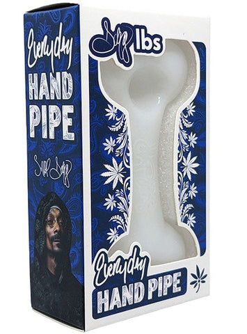 Dogg Lbs ''Dogg Bone'' Glass Spoon Pipe - White
