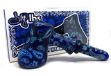 Dogg Lbs ''Paisley Hammer'' Glass Hand Pipe Blue