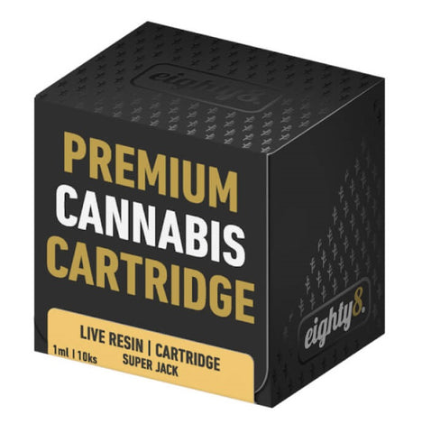 Eighty8 CBD Live Resin Oil Cartridge - Super Jack