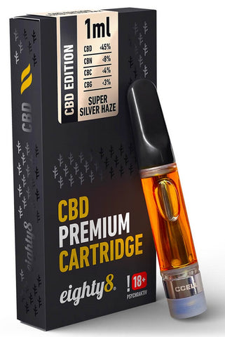 Eighty8 CBD Oil Cartridge 45% - Super Silver Haze