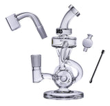 Goody Glass ''Drummer Boy'' Mini Dab Rig - Clear