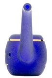 Hemper ''Jeweled Egg'' Glass Sherlock Hand Smoking Pipe Blue