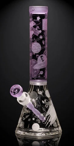 Milkyway ''Space Odyssey'' Beaker Bong - Purple