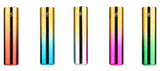 Prof Pocket ''Gold Gradient'' Metal Lighter - Gold/Purple