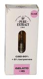 Pure Extract Pre-Filled 510 CBD Oil Cartridge - Gelato