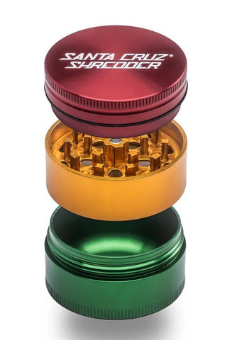 Santa Cruz Shredder ''Rasta'' 3-Part 54mm Ginder