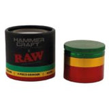 RAW x Hammer Craft ''Rasta'' Grinder 4 Parts (55mm)