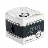 Black Leaf 'Lotus' Grinder 4-part - White (62 mm)