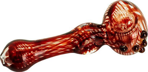 Colour Changing Glass Pipe - Red