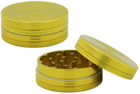 Grinder Aluminium Anodised (Ø 50 mm, 2 Parts), Gold