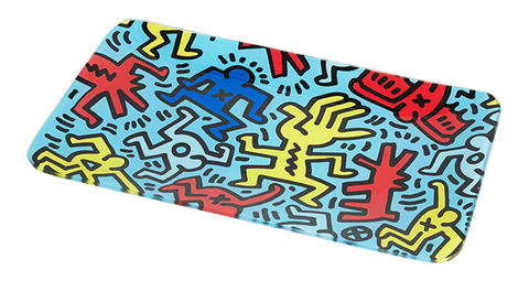Keith Haring Rolling Tray - Blue