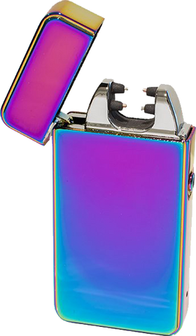 Novi Rechargeable Plasma Lighter - Rainbow - Puff Puff Palace